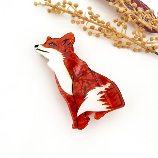 RED FOX HAIR CLAW