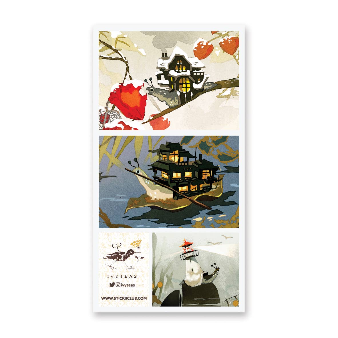TINY TRAVELS STICKER SHEETS