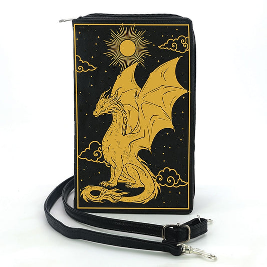 BOOK OF THE DRAGON BOOK PURSE CLUTCH