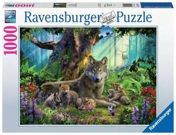 WOLVES IN THE FOREST PUZZLE 1000 PC