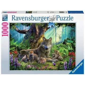 WOLVES IN THE FOREST PUZZLE 1000 PC