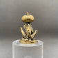 MINIATURE BRASS PUMPKIN GHOST