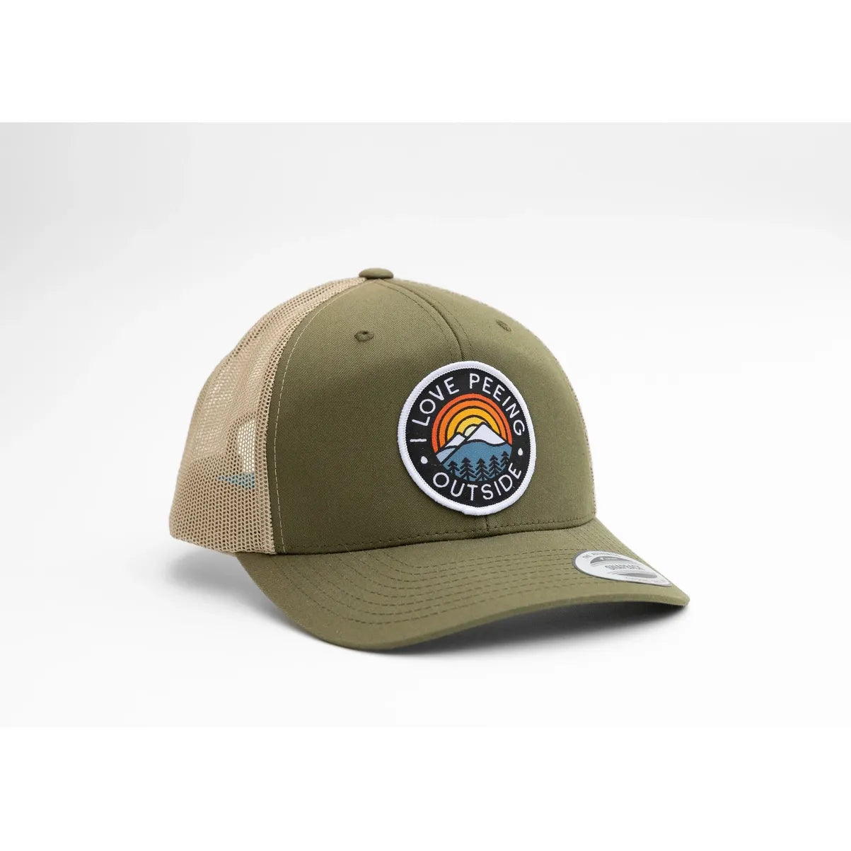 I LOVE PEEING OUTSIDE TRUCKER HAT