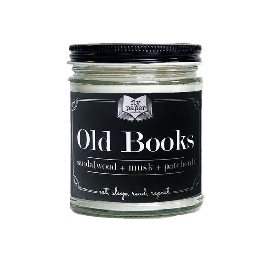 OLD BOOKS JAR CANDLE