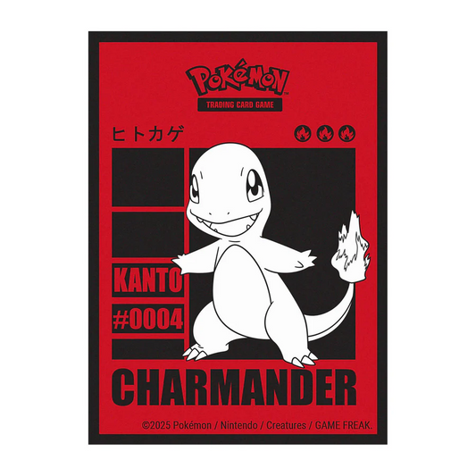 POKEMON CHARMANDER KANTO #0004 SLEEVES (65)