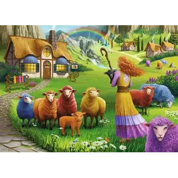 HAPPY SHEEP YARN SHOP 1000 PC PUZZLE