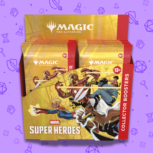 MAGIC THE GATHERING MARVEL SUPER HEROES COLLECTOR BOOSTER BOX PREORDER