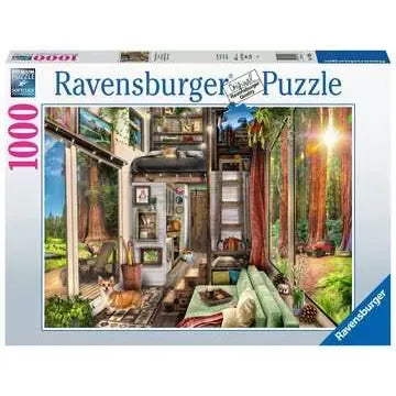 REDWOOD FOREST TINY HOUSE PUZZLE 1000 PC