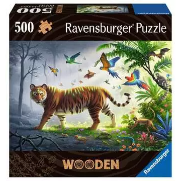 WOODEN JUNGLE TIGER 500PC