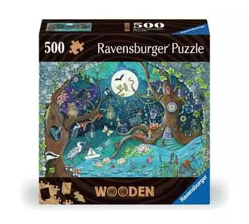 FANTASY FOREST WOODEN PUZZLE 500 PC