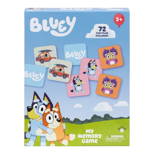 BLUEY'S MEMORY MATCHING GAME – Games and Stuff