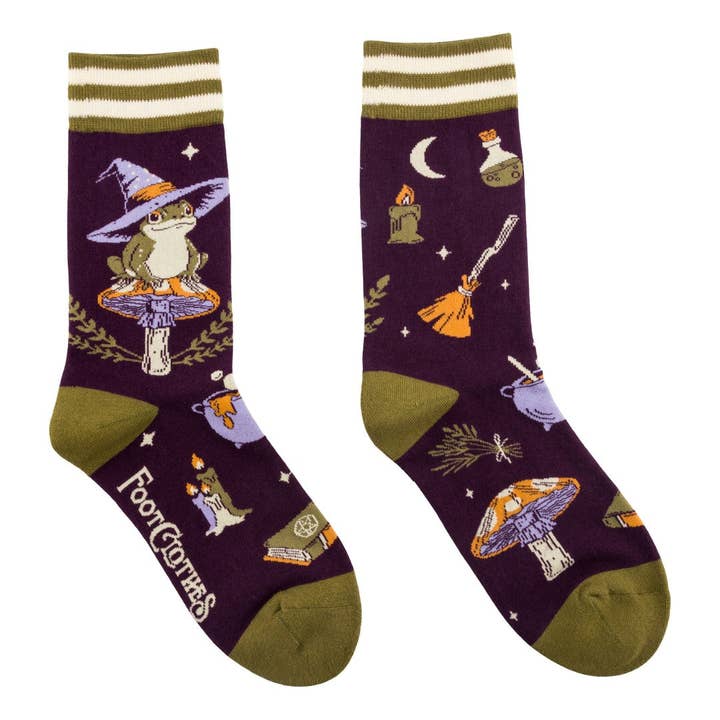 ARCHTOAD OF HATVILLE CREW SOCKS BY FOOTCLOTHES