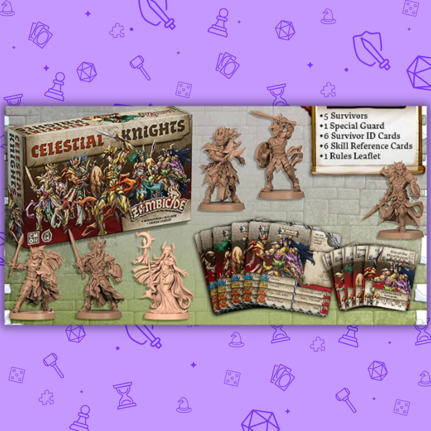 ZOMBICIDE WHITE DEATH CELESTIAL KNIGHTS (KICKSTARTER EXCLUSIVE)