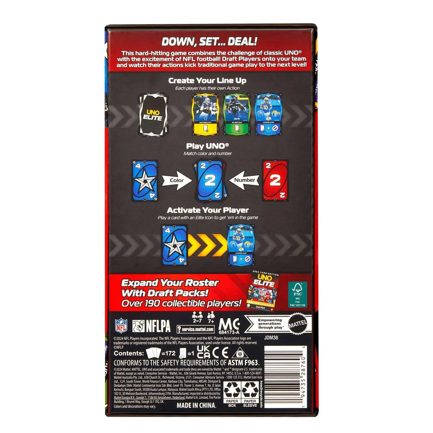 UNO NFL ELITE 2024 CORE EDITION