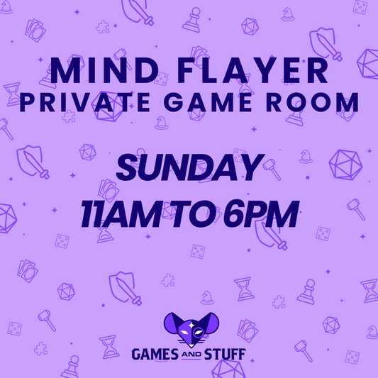 MIND FLAYER PRIVATE GAME ROOM - SUNDAY ALL DAY