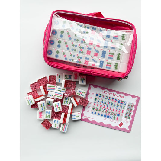 AMERICAN MAHJONG TILE SET: GLITTER SPARKLE