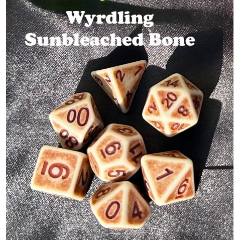 DUNGEON CRAWL CLASSICS WYRDLING SUNBLEACHED BONE DICE