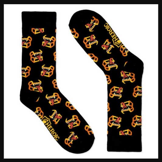 HEROIC FEET MIMIC MADNESS SOCKS (SIZE 5-8)