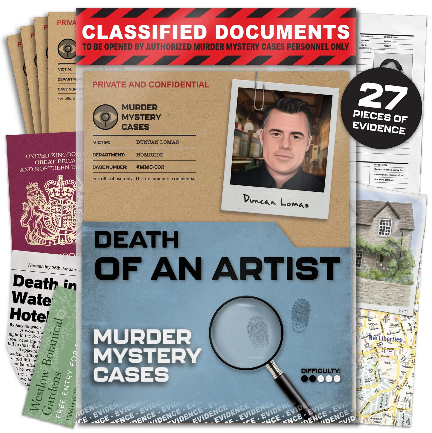 MURDER MYSTERY CASES: DEATH OF AN ARTIST