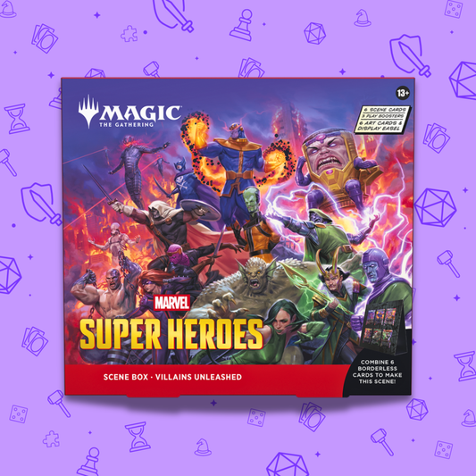 MAGIC THE GATHERING MARVEL SUPER HEROES VILLAINS UNLEASHED SCENE BOX PREORDER