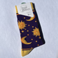 CELESTIAL SUN AND MOON SOCKS