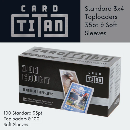 CARD TITAN TOPLOADERS 35PT (100)