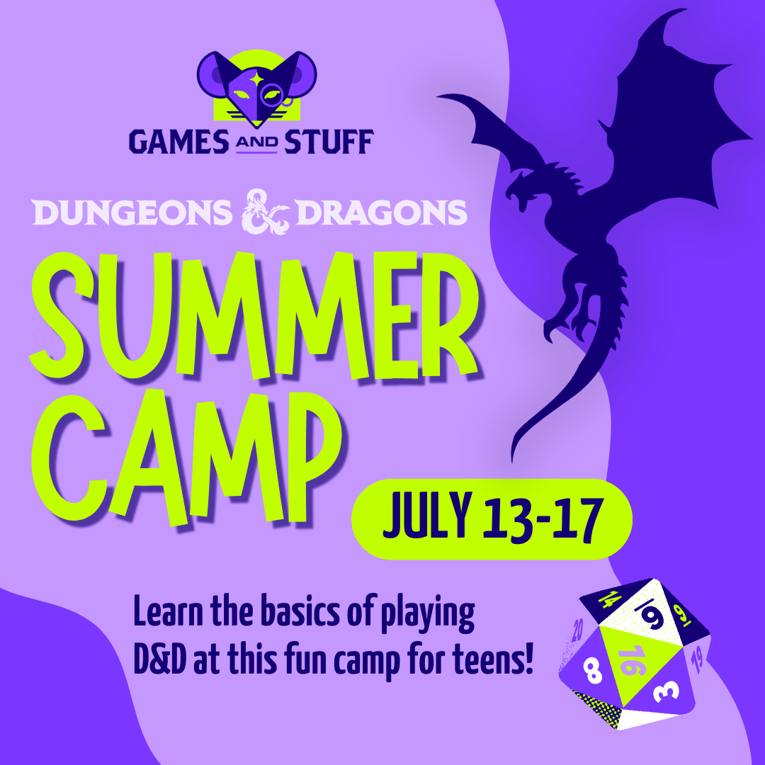 DUNGEONS & DRAGONS SUMMER CAMP - PLAYERS (JULY 13-17, 2026)