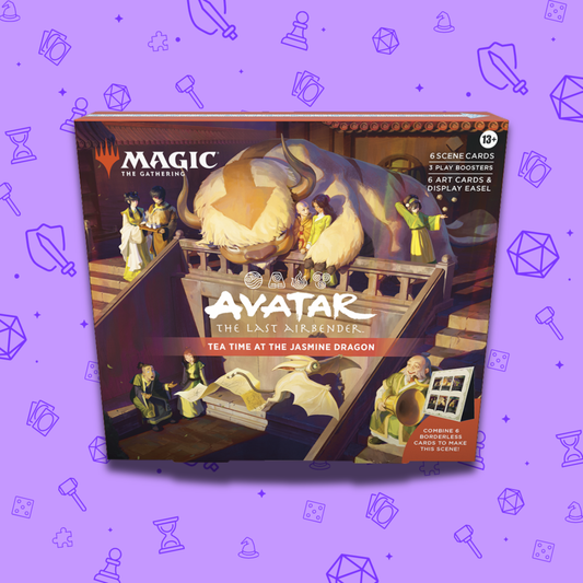 MAGIC THE GATHERING AVATAR: THE LAST AIRBENDER TEA TIME AT THE JASMINE DRAGON SCENE BOX