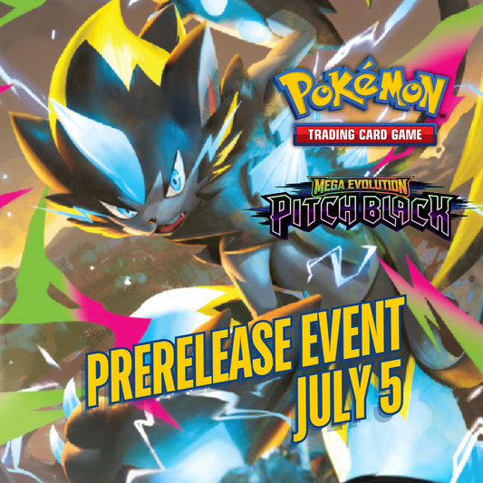 POKEMON TCG PITCH BLACK SUNDAY PRELEASE (7/5/2026)