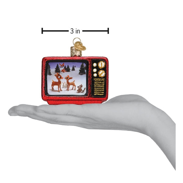 CHRISTMAS CLASSIC GLASS HOLIDAY ORNAMENT