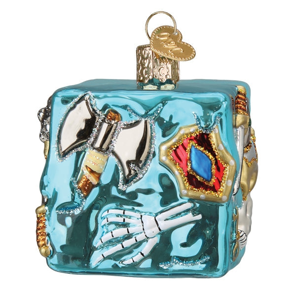 D&D GELATINOUS CUBE GLASS HOLIDAY ORNAMENT