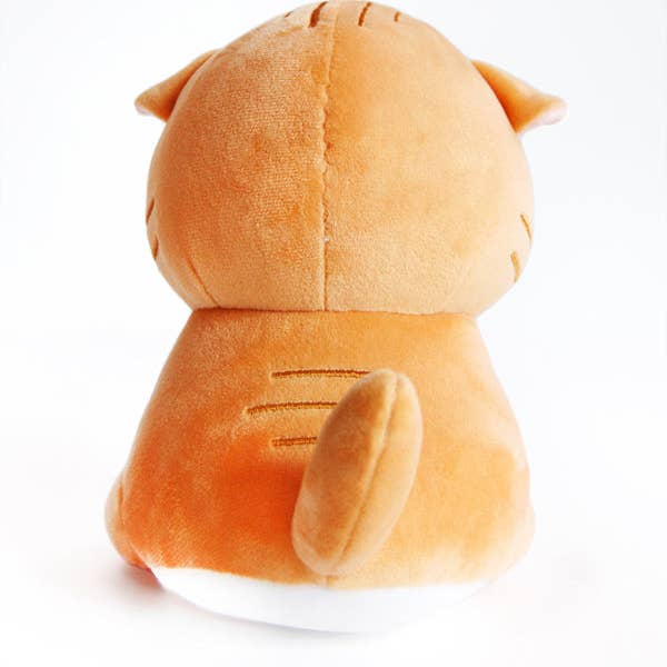ANGRY CAT PLUSH: ORANGE TABBY