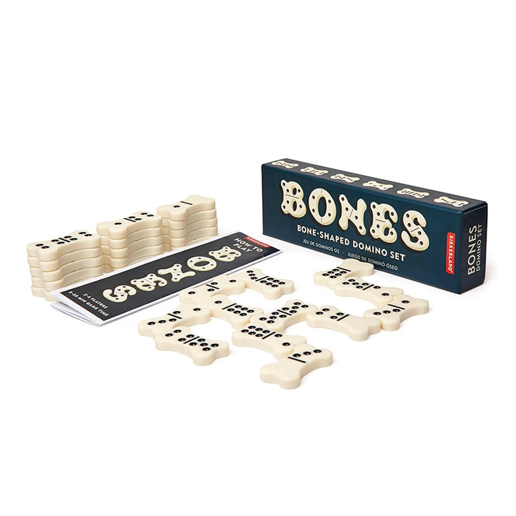BONES! A SPOOKTACULAR BONE SHAPED DOMINO SET