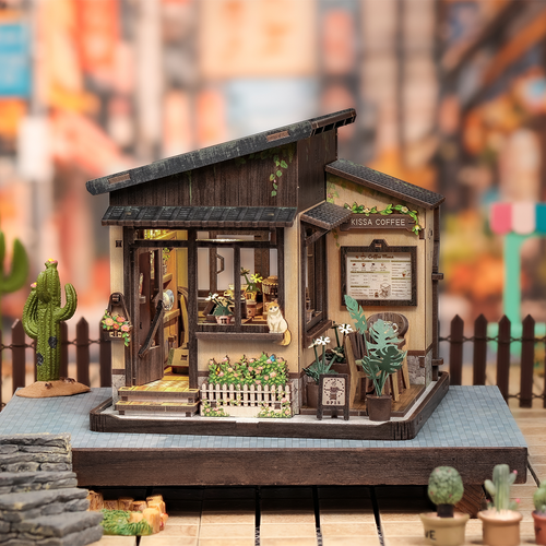 CUTEBEE DIY MINIATURE HOUSE | KISSA COFFEE