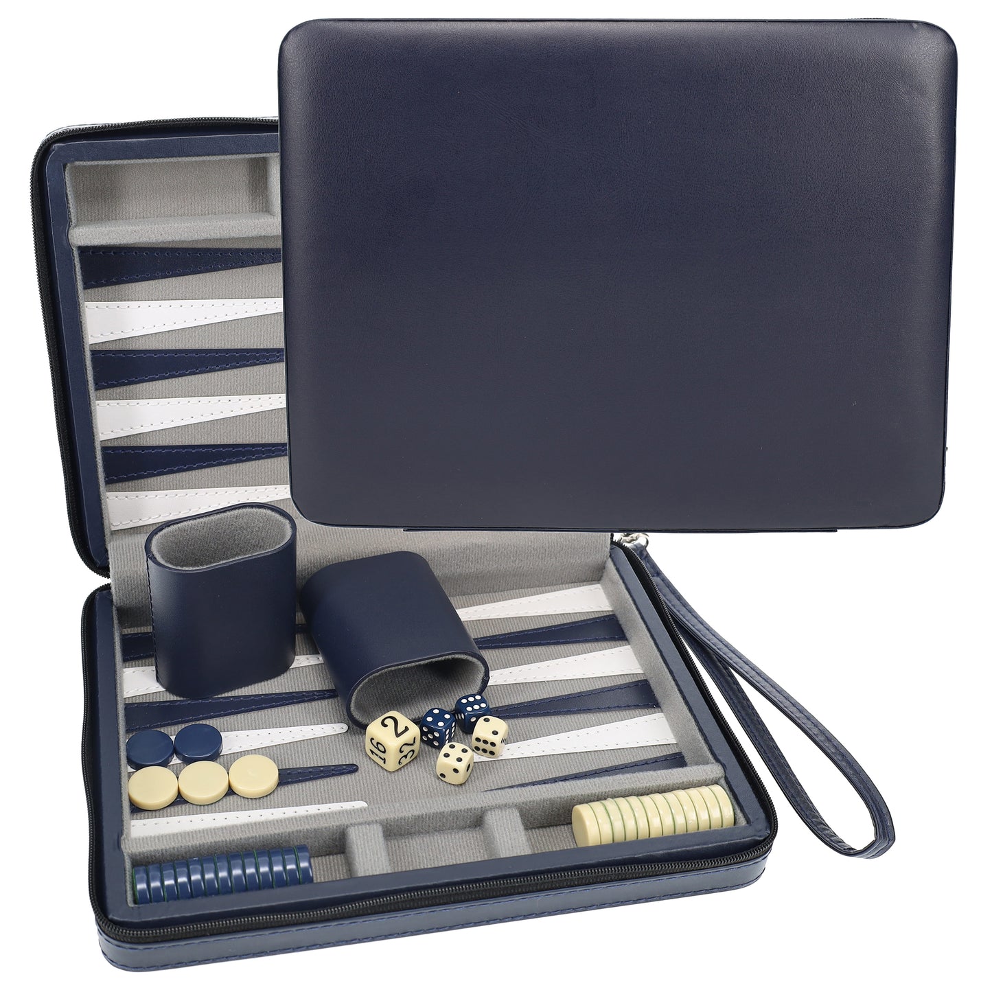 Backgammon 9" Blue Magnetic