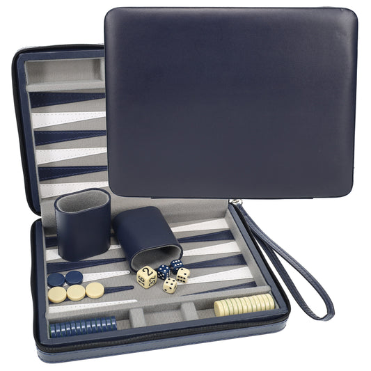 Backgammon 9" Blue Magnetic
