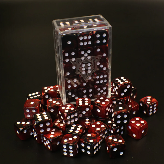 NOCTURNE & CRIMSON D6 DICE SET