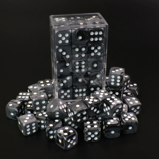 NOCTURNE & STEEL D6 DICE SET