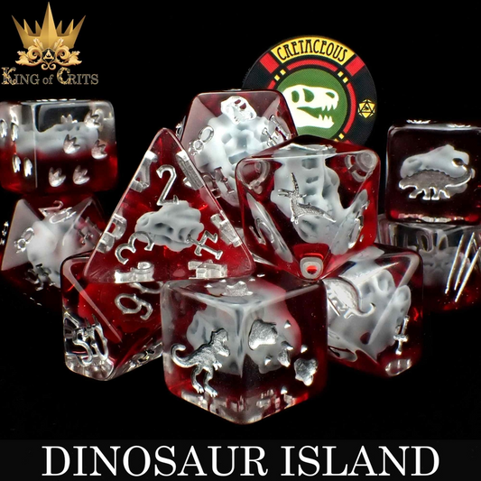 DINOSAUR ISLAND 11PC DICE SET