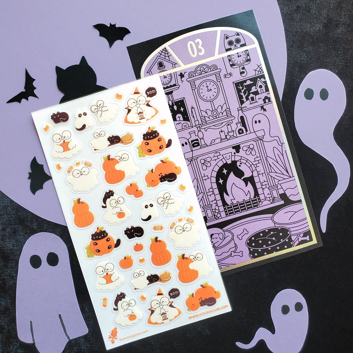 2025 HALLOWEEN ADVENT STICKER CALENDAR - HAUNTED MANSION