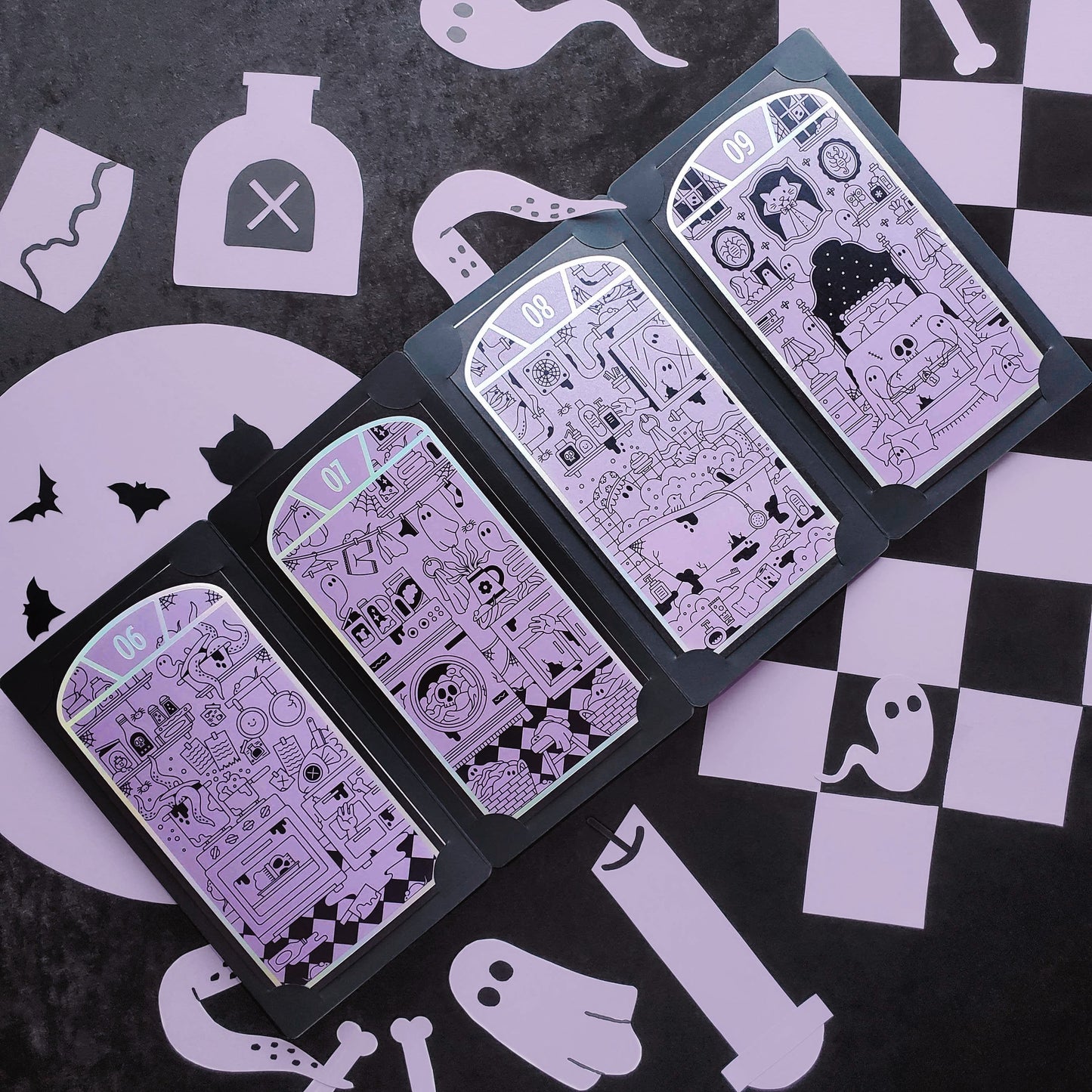 2025 HALLOWEEN ADVENT STICKER CALENDAR - HAUNTED MANSION