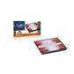 FOLDING MAGNETIC TRAVEL BACKGAMMON 8"