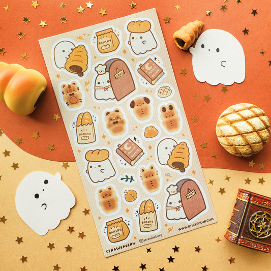 BOO'S BAKE SHOP STICKER SHEET