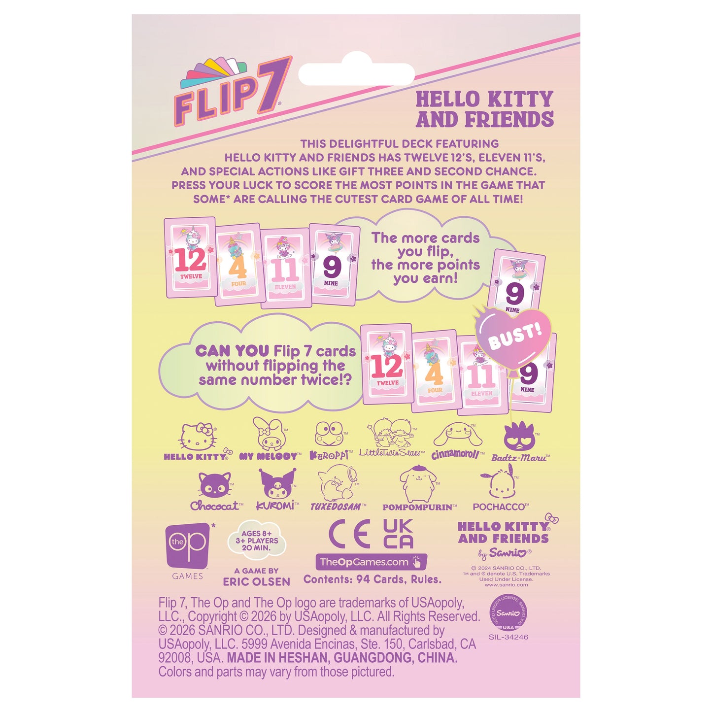 FLIP 7: HELLO KITTY AND FRIENDS