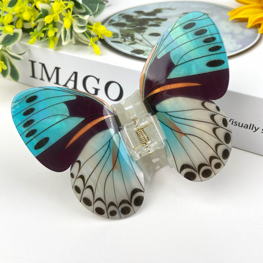 ICE SWALLOWTAIL BUTTERFLY HAIR CLAW