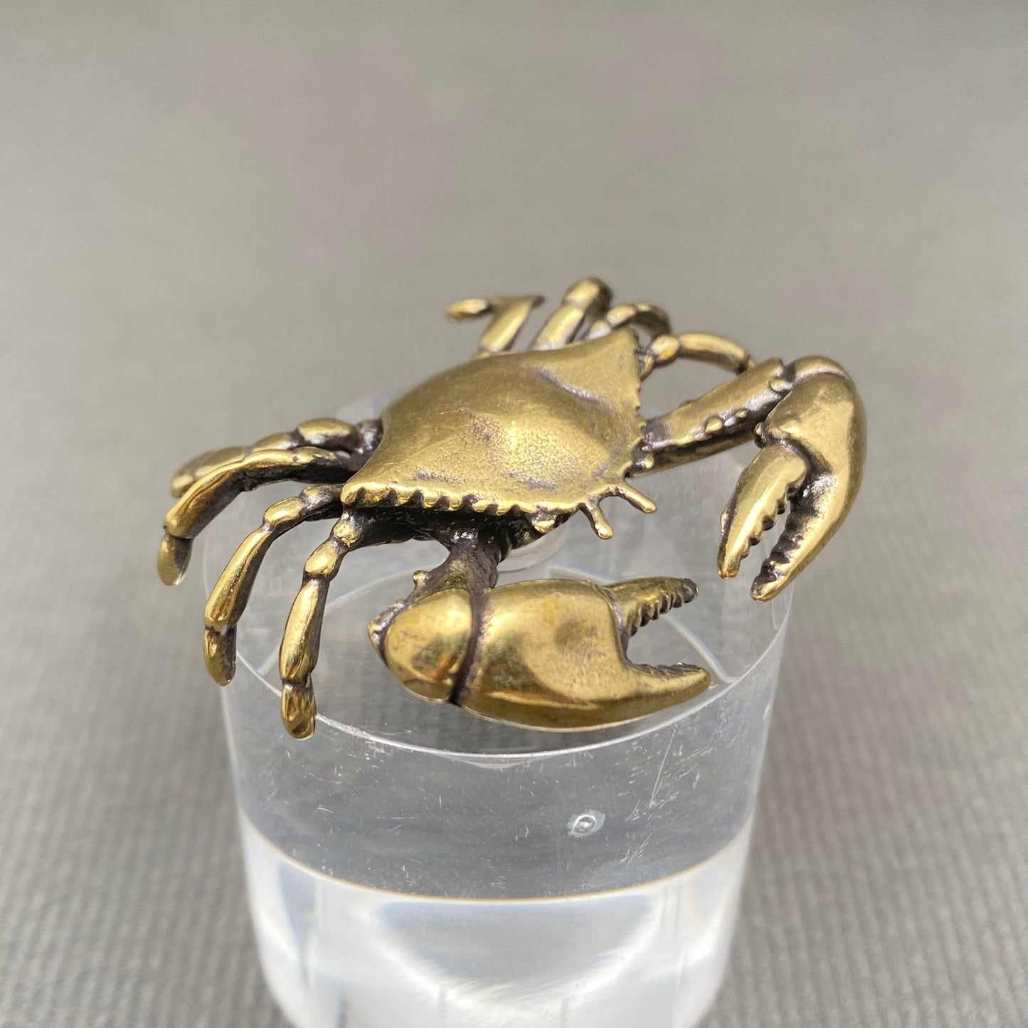 MINIATURE BRASS CRAB