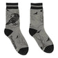 MIDNIGHT CROW CREW SOCKS