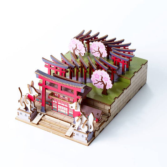 WA-GU-MI FUSHIMI INARI 3D WOODEN PUZZLE KIT