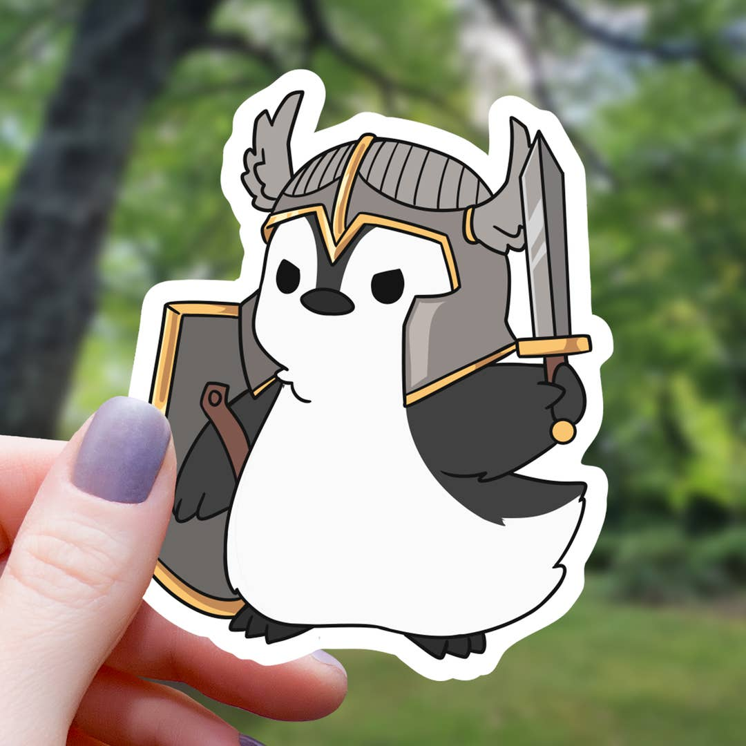 PENGUIN PALADIN TTRPG STICKER