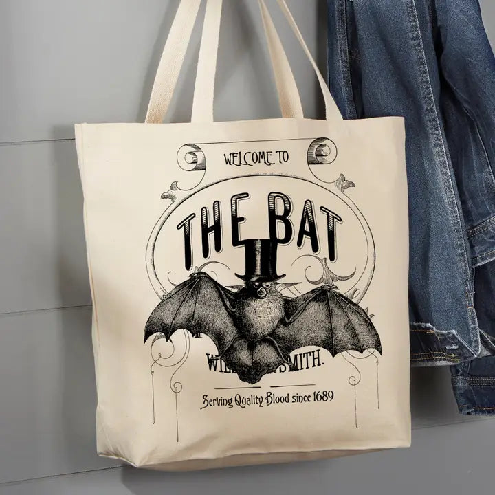 THE BAT CANVAS TOTE BAG